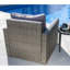 Chaise de patio avec coussins