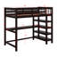 Lit mezzanine avec tablettes de rangement et bureau sous le lit-31341761-31341788