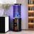 Cylindrical Acrylic Aquariums Tank with Iron Frame-1743713883