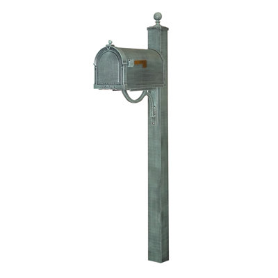 Berkshire Aluminum Post Mounted Mailbox