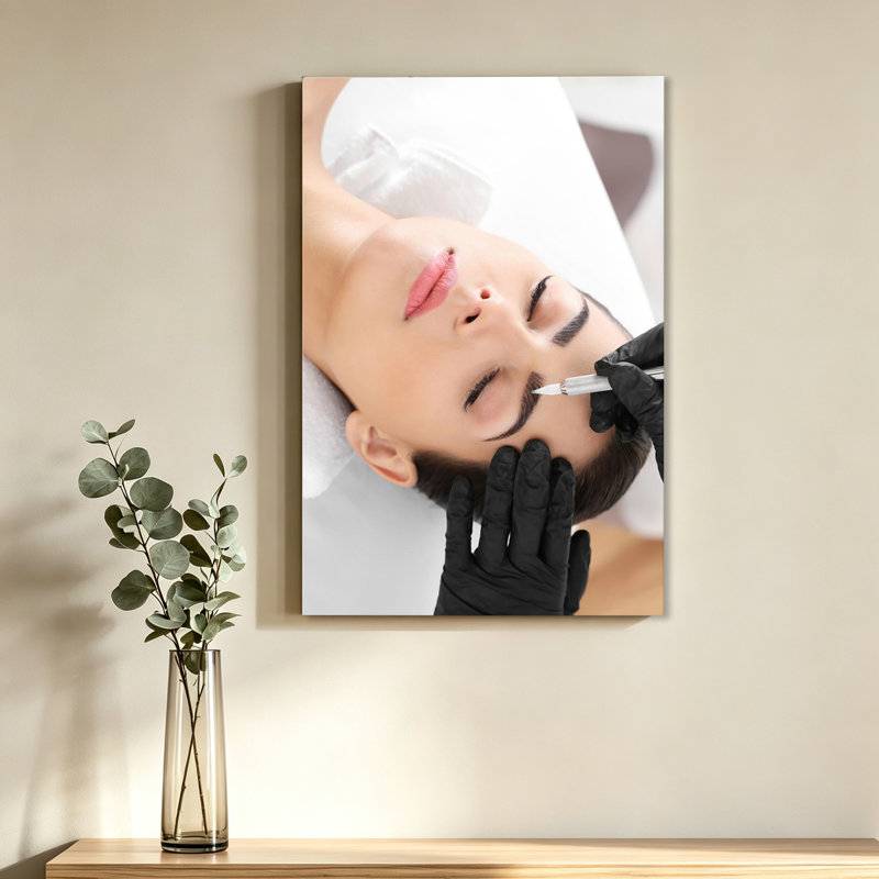 Impression sur art mural maquillage permanent, 24x36inch