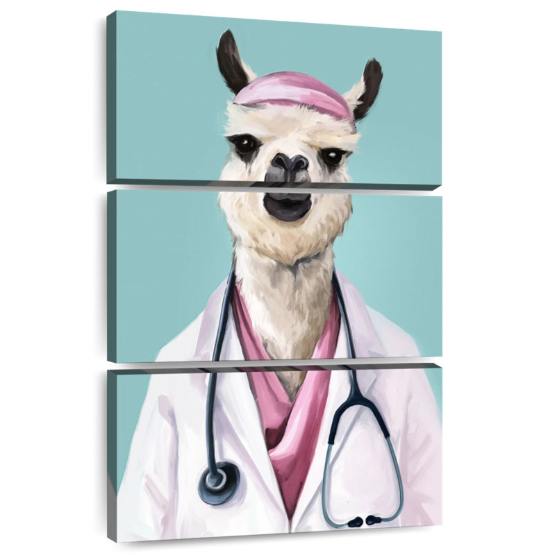 Ketti Doctor Llama, H 45 po x l 28 po