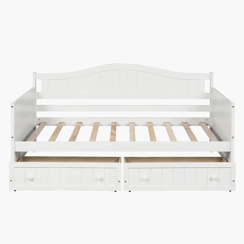 Aprilia Twin Daybed, White , Drawer Included