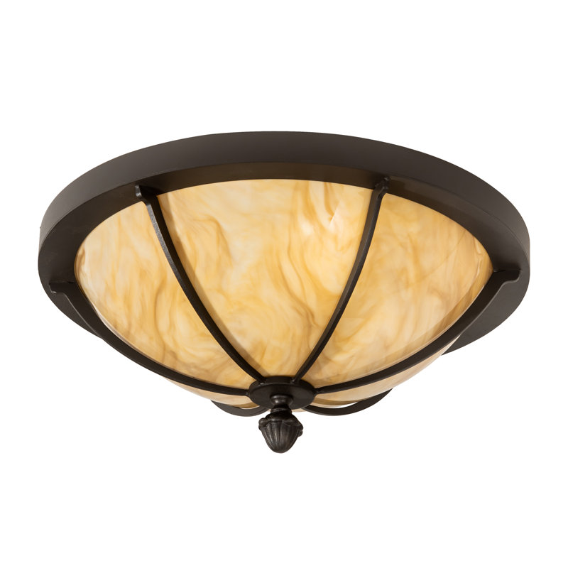 Heyer 3 - Light Flush Mount, 7" H x 16" W x 16" D