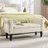48'' W Upholstered Flip Top Tufted Storage Bench With Rolled Arm And Solid Wood Legs-123546424