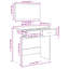 Patrizia Dressing Table with Mirror-504324926