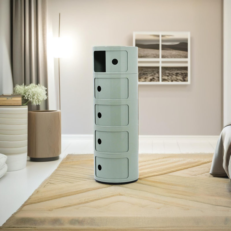 Alcindor Bedside Table with Storage Drawers Bedroom Furniture