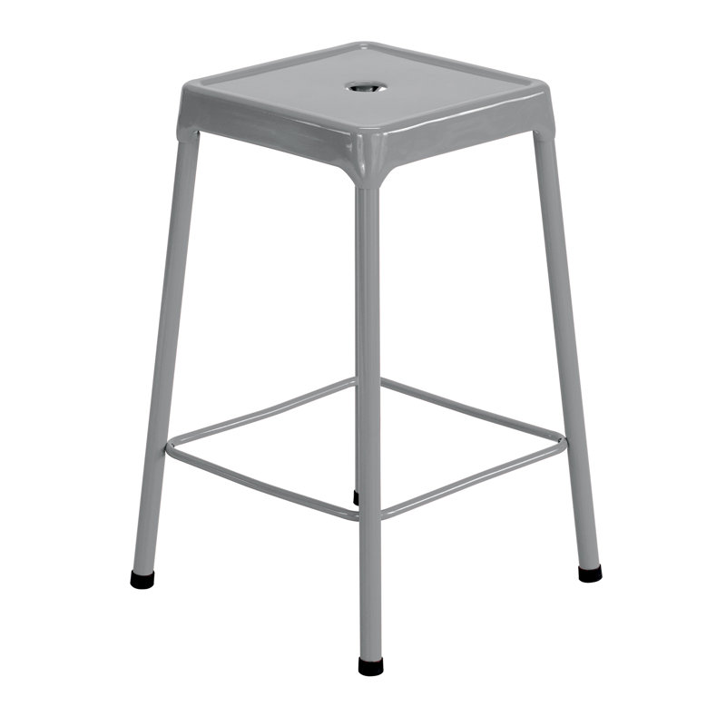Tabouret Safco, Argent, 25 po