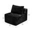 Chaise simple - noir-158498008