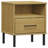 Nightstand Bedside Table with Drawer Bed Table Solid Pine Wood OSLO-527587096
