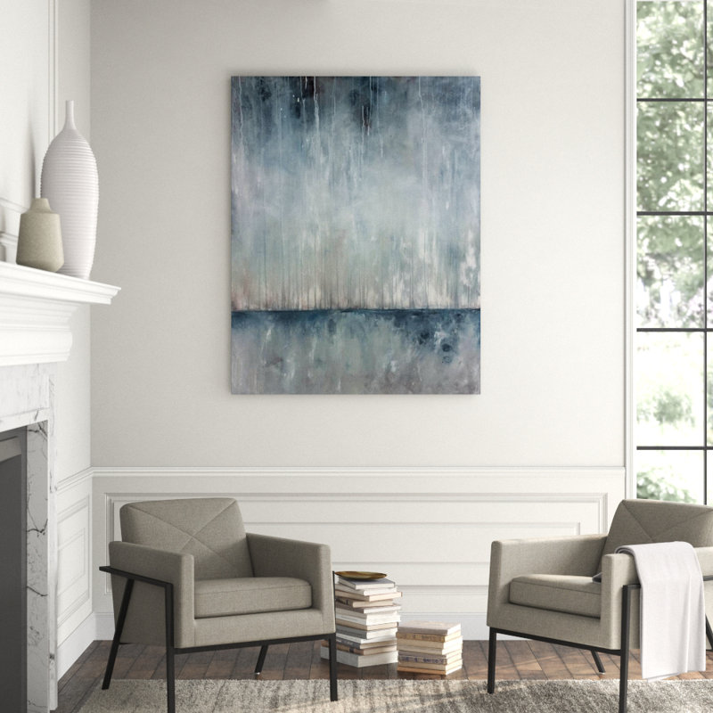 Whist Painting by Derek Shaw, Glass Coat, 31" H x 24" W x 1.5" D