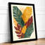 Autumn Leaves Cluster Botanical - Framed Print-1190629176-1190629177