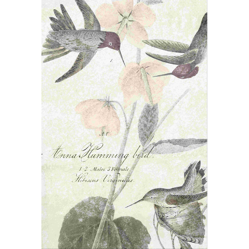 Doux colibris I, H 18 po x l 12 po