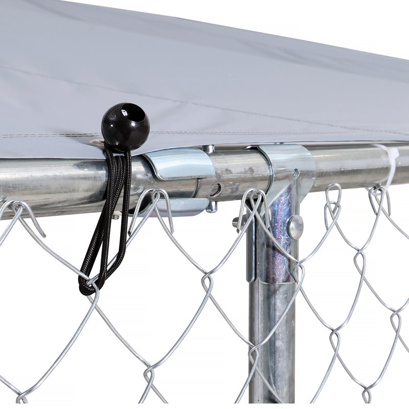 Niche pour chien d'extérieur avec auvent imperméable 181 po * 181 po * 71,65 po