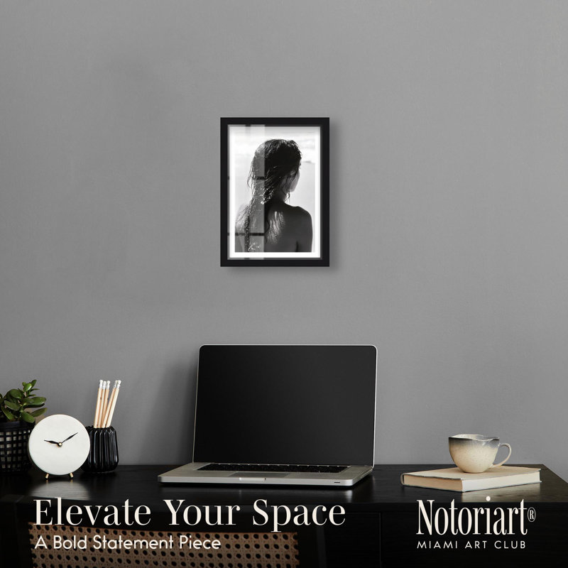 «Ashfall Wet Shadowbox Print» par Notoriart, Noir, H 16 po x l 11 po