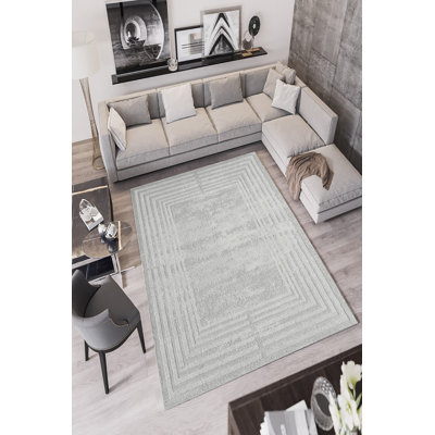Eco-Friendly Area Rug (2 ft x 3.3 ft), 100% Polyester, 650 g/m² | Antibacterial & Non-Slip PVC Dot Underside, Pile Height: 0.2 inches | Machine Washable, Digital Print Design, Perfect for Living Room & Bedroom Decor
