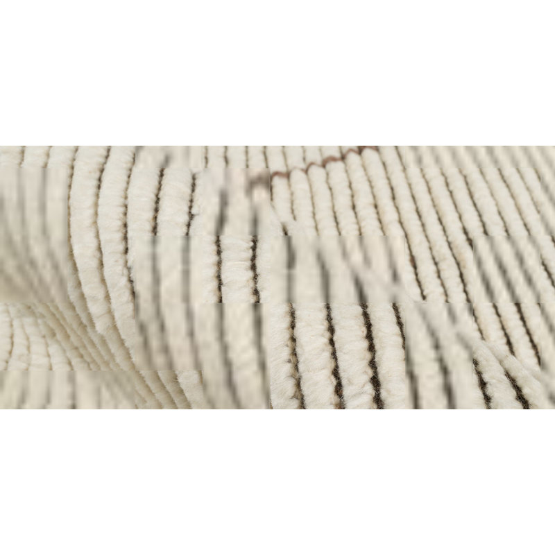 Baha - White/Brown, Rectangle 10' x 14'