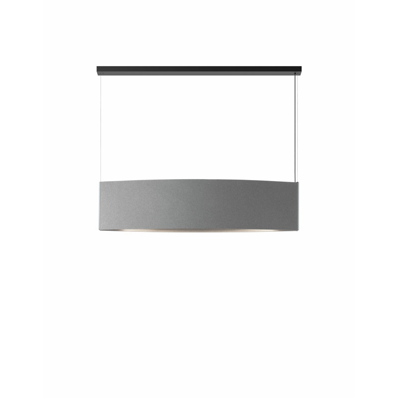 Noren 1 - Light LED Pendant, 13.78" H x 59.45" W x 8.27" D, Light Gray