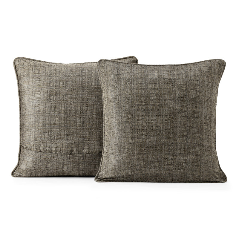  Coussins décoratifs en soie synthétique - Coussins décoratifs, Nighthawk gris