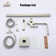 CASAINC 2 Handle Floor Roman Tub Faucet with Diverter