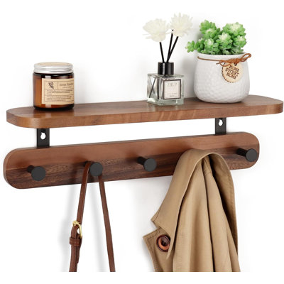 Wall Mounted Hangers With Shelves