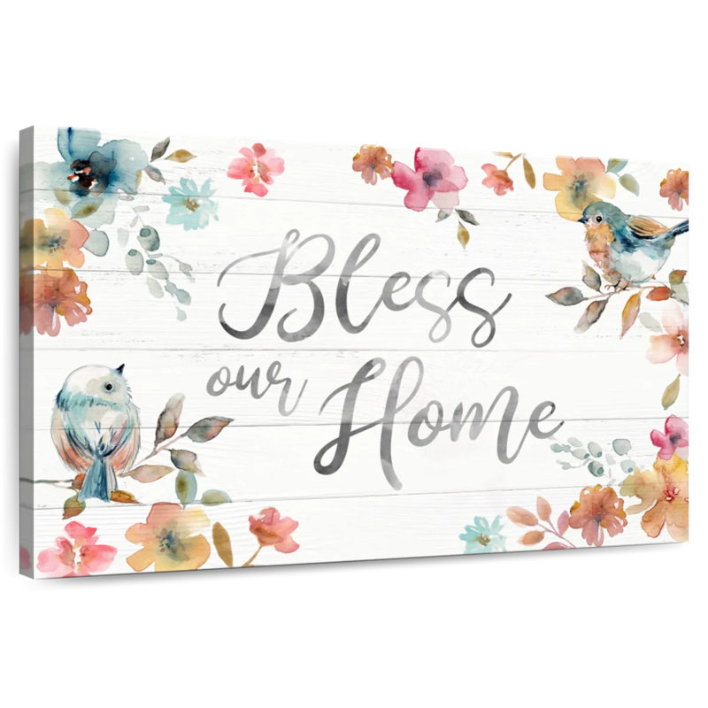 Plaque murale Kema Bless Our Home II, H 16 po x l 24 po