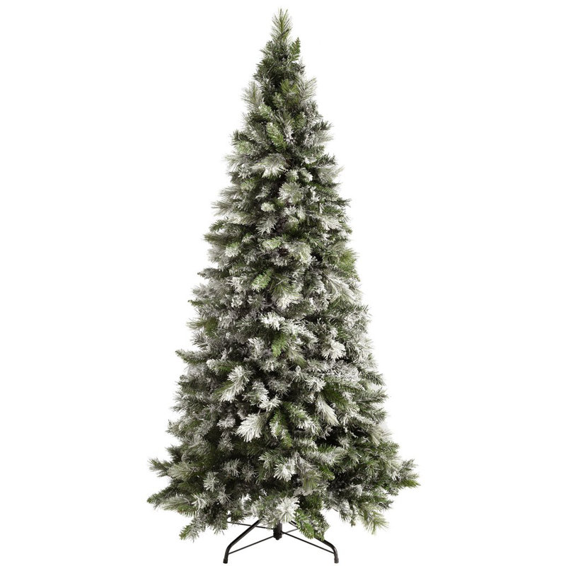 6.89' H Lighted Artificial Spruce Christmas Tree
