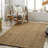Linnea Espina Hand Woven Herringbone Chunky Jute Natural Rug-525529311