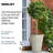 Rustic Style Rolled Rim Vase Planter-32389893-32389894