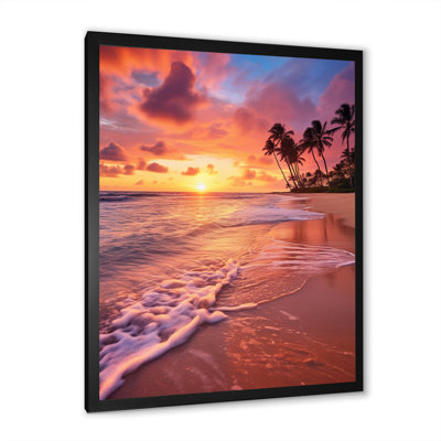 " Beach Photo Sunset Serenade III "
