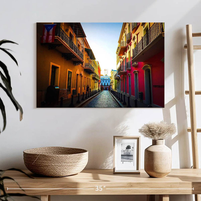 Ravi Street In San Juan, 26" H x 39" W