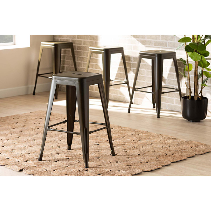 Tabouret de comptoir 26 po Karynn, Brun