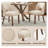 Upholstered Dining Side Chairs Set of 4-705286538