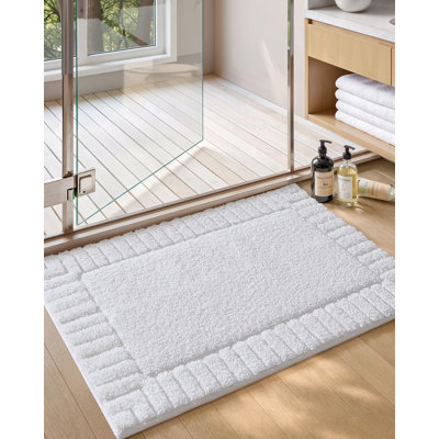 Kaziyah Microfiber Bath Rug