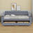 Upholstered Daybed With Storage Armrests And USB Port-1550317664