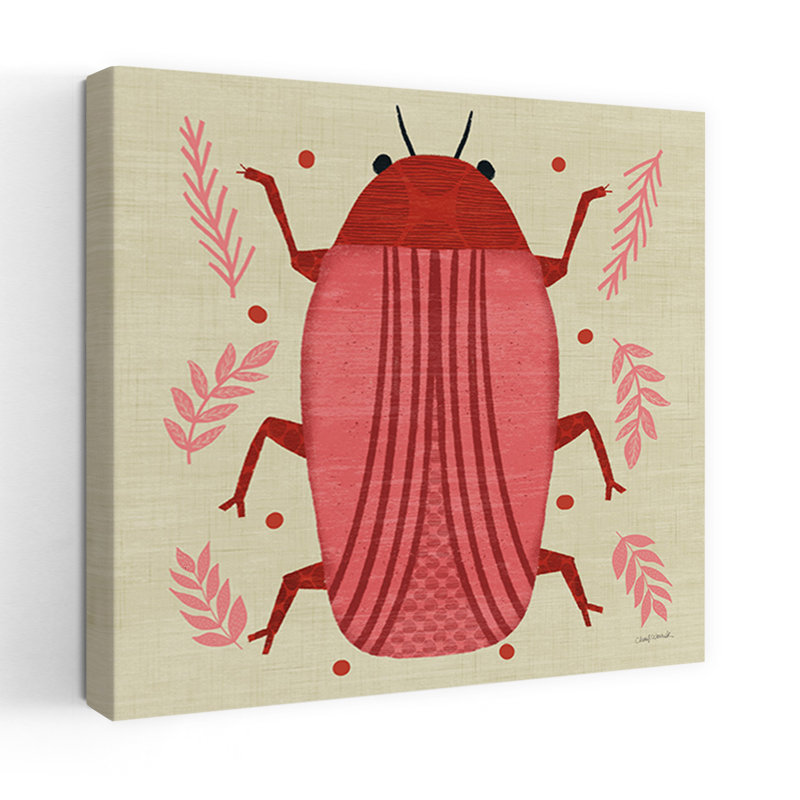 Playful Bugs IV by Cheryl Warrick - Print, 121.92 cm H x 121.92 cm W