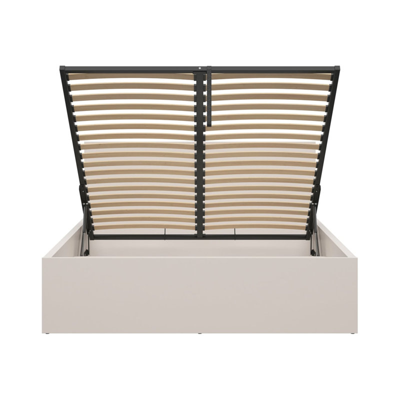 Ivarr Ottoman Bed with Lift-Up Storage, European King (160 x 200cm), Cashmere