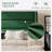 Modern Velvet Upholstered Platform Bed With Wooden Slats Wingback Headboard Included-513484948-513484951