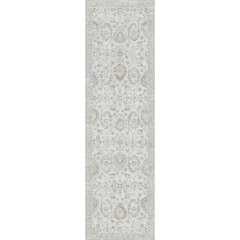 Stamey 12500-989 GRIS / BEIGE / GRIS FONCÉ, Tapis de couloir 2 pi 2 po x 7 pi 7 po