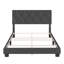 Structure de lit tapissier avec tête de lit Diamond Linen-1427847244-1427847240