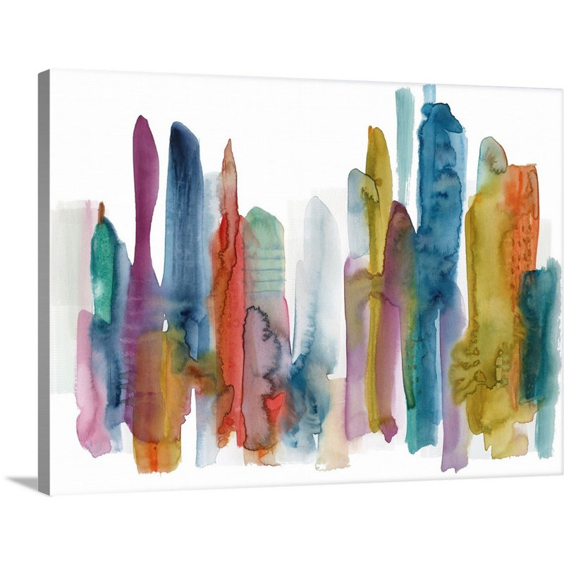 «Spectrum Skyline», reproduction d'art sur toile, Toile tendue, H 36 po x l 48 po x P 1,25 po