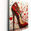 Horloge murale surdimensionnée noire et rouge Symphony V - Fashion-99632005