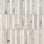 Castella de Blanc 2 in. x 12 in. Honed Marble Mosaic Floor and Wall Tile