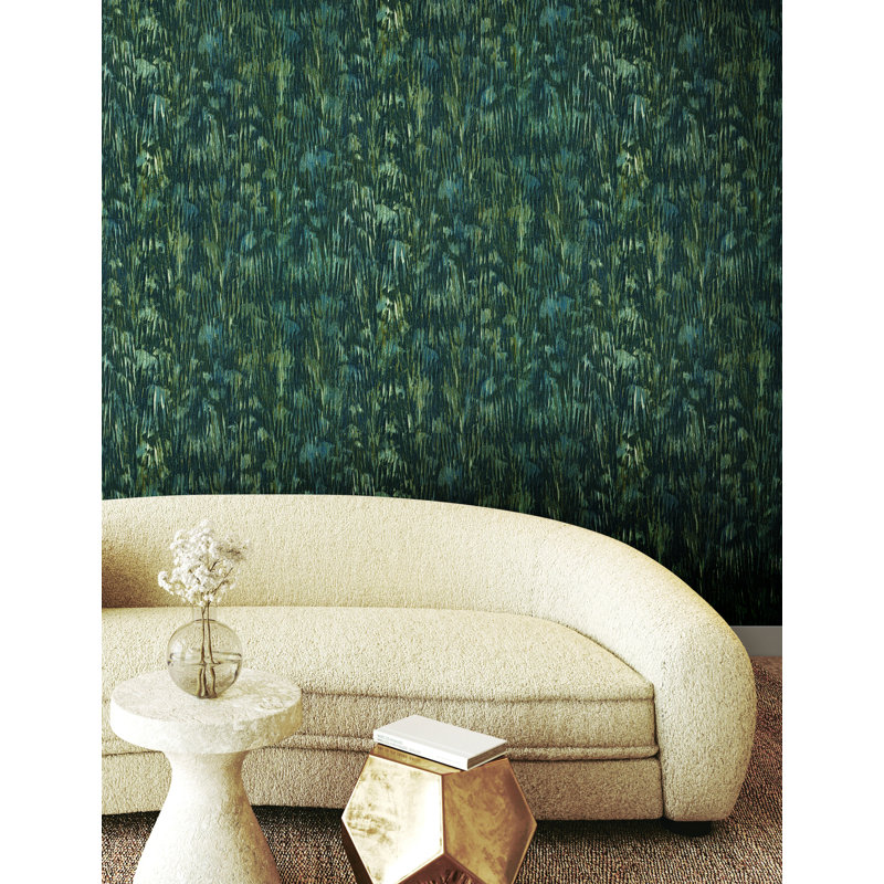 Papier peint La Mandria Textures 20,8 po, Bleu