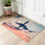 Tapis rose lavable à la machine