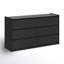 Commode double moderne avec tiroir noir-1424856488-1418559573