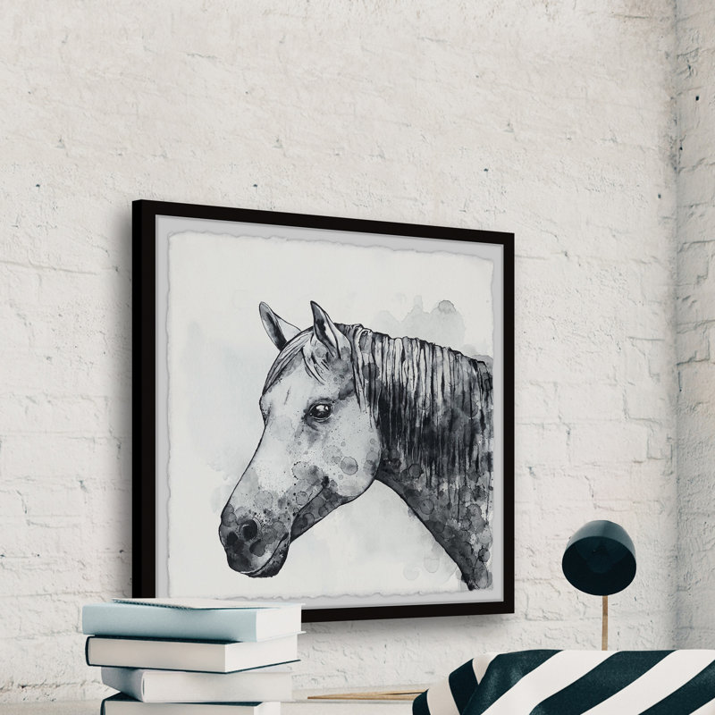Clydesdale 1 Piece Single Picture Frame Painting, 30cm H x 30cm W x 3.81cm D