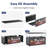 150-Gallon Black Christmas Print Resin Deck Box with Decorative Printed Panels