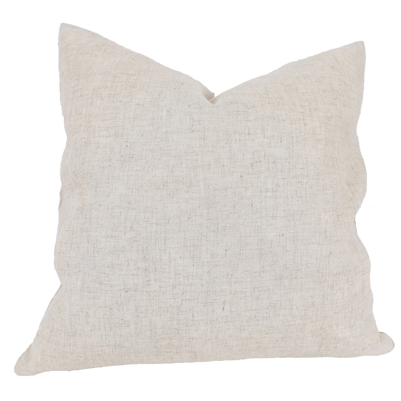  Coussin décoratif Jacquard Crewel, Naturel