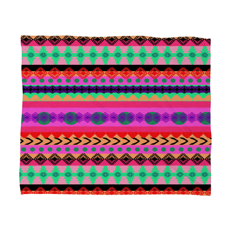 Jeté à rayures tribal Amy Sia